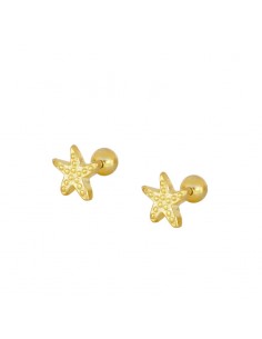 Piercing kolczyk do ucha gwiazdka. Biżuteria wykonana ze srebra próby 925 firmy Nube Jewels.