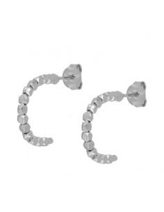 SAGGY SILVER EARRINGS