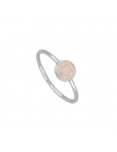 PINK CARITA SILVER RING