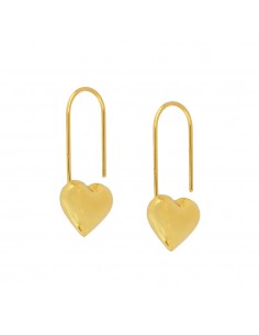 CORAZÓN PIN GOLD EARRINGS
