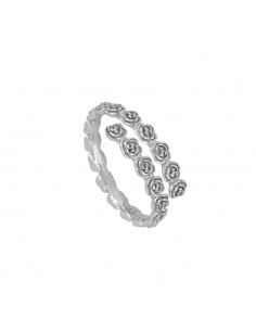 Pierścionek otwarty regulowany. Pierścionek otwarty srebrny firmy Nube Jewels.