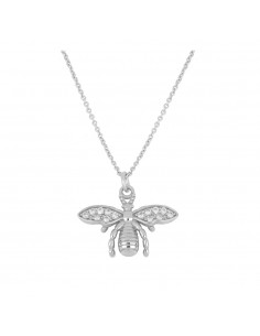 ABEJA SILVER NECKLACE