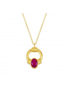 RUBY MONROE GOLD NECKLACE