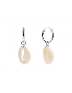 SHELL SHELI SILVER EARRINGS