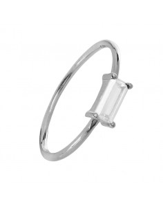 WHITE IGGY SILVER RING