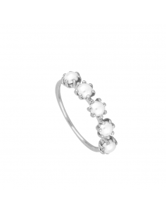 PEARL JAQUELIN SILVER RING